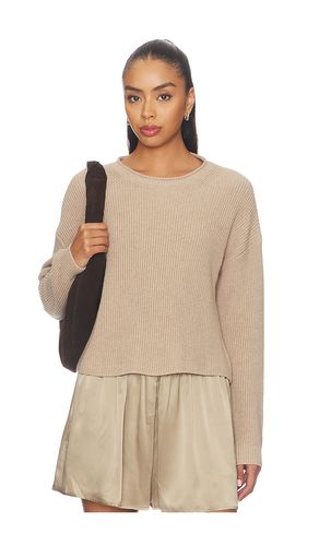 Daphne Cropped Pullover Sweater in Beige. - size L (also in M, S, XL, XS) - 525 America - Modalova