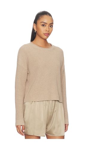 Daphne Cropped Pullover Sweater in Beige. - size L (also in M, S, XL, XS) - 525 America - Modalova