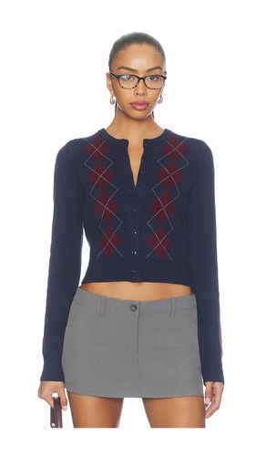Serena Intarsia Argyle Cardigan in Multi. - size L (also in M, S, XS) - 525 America - Modalova