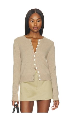 Betsy Classic Cashmere Cardigan in Brown. - size L (also in M, S, XS) - 525 America - Modalova