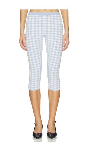 Betty Pull On Gingham Capri in Baby Blue. - size L (also in M, S, XS) - 525 America - Modalova