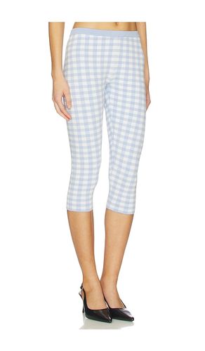 Betty Pull On Gingham Capri in Baby Blue. - size L (also in M, S, XS) - 525 America - Modalova