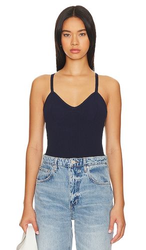 Liv Rib Bralette Top in Navy. - size L (also in M, XS) - 525 - Modalova