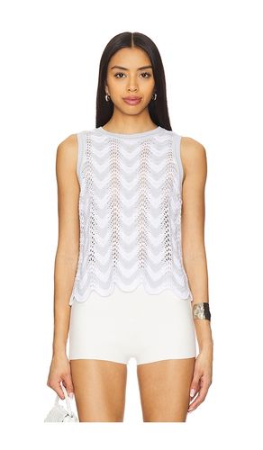 Kayla Chevron Scalloped Tank in . Size M, S, XL, XS - 525 - Modalova