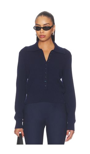 Millicent Extended Placket Collared in Navy. - size S (also in XS, M) - 525 America - Modalova