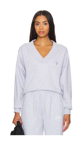 Organic V Neck Jumper in Grey. - size S (also in XS) - 7 Days Active - Modalova