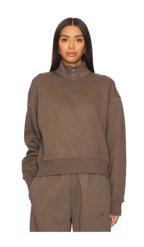 Organic Fitted Half Zip in Brown. - size L (also in S, XL, XS) - 7 Days Active - Modalova