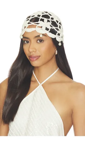 Cotton Crochet Hat With Bead Detailing in Neutral - 8 Other Reasons - Modalova