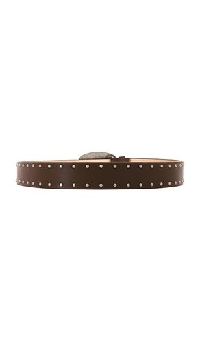 Brown Suede Studded Belt in Brown - 8 Other Reasons - Modalova