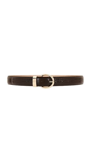 Polished Croc Embossed Belt in - 8 Other Reasons - Modalova