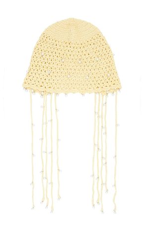 Pearl Crochet Hat in Yellow - 8 Other Reasons - Modalova