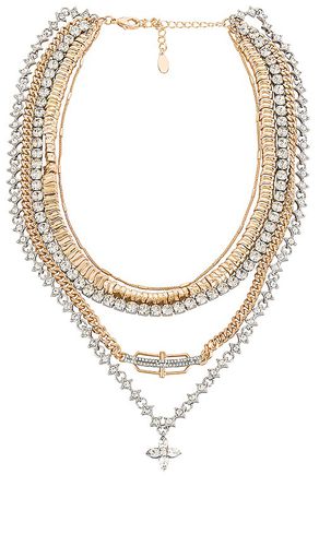 Camilla Layered Necklace in Metallic Gold - 8 Other Reasons - Modalova