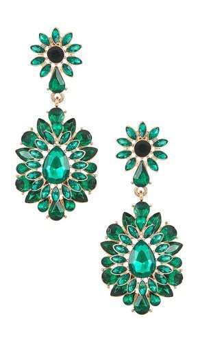 Her Majesty Earrings in Dark Green - 8 Other Reasons - Modalova