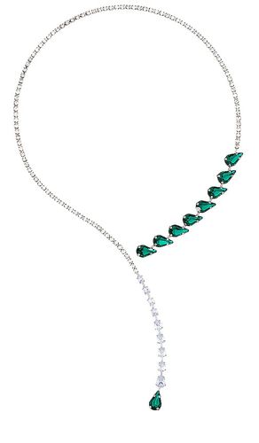 Emerald Drops Necklace in Metallic - 8 Other Reasons - Modalova