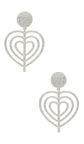 Troubled Heart Earrings in Metallic - 8 Other Reasons - Modalova