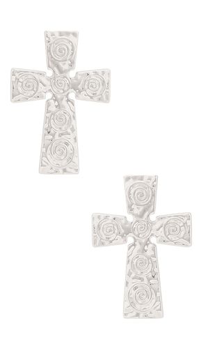 Cross Earrings in Metallic - 8 Other Reasons - Modalova