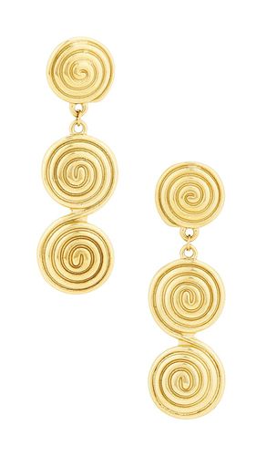 Swirl Earrings in Metallic - 8 Other Reasons - Modalova