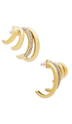 Studded Huggie Earring in Metallic - 8 Other Reasons - Modalova