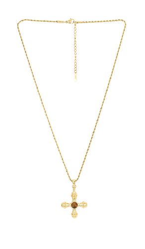 Cross Pendant Necklace in Metallic Gold - 8 Other Reasons - Modalova