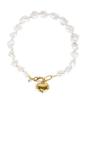 Pearl Chunky Heart Necklace in White - 8 Other Reasons - Modalova