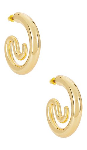 Spiral Statement Earring in Metallic - 8 Other Reasons - Modalova