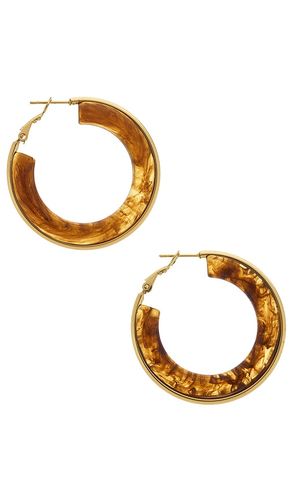 Resin Hoop Earrings in Brown - 8 Other Reasons - Modalova
