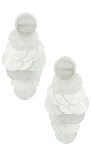 Irridescent Discs Statement Drop Earrings in - 8 Other Reasons - Modalova