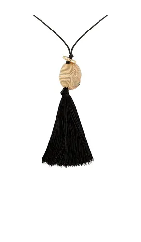 Bold Shell Pendant And Long Tassel Accent Statement Necklace in - 8 Other Reasons - Modalova