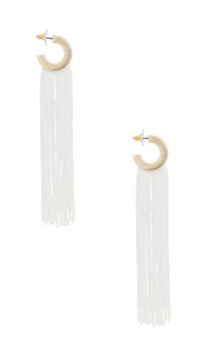 Long Flowing Tassels Hoop Earrings in - 8 Other Reasons - Modalova