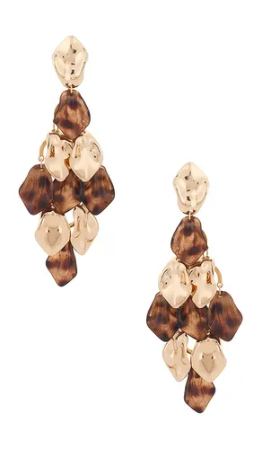 Wave Statement Stud Earings in Brown - 8 Other Reasons - Modalova