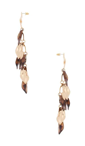 Wave Statement Stud Earings in Brown - 8 Other Reasons - Modalova