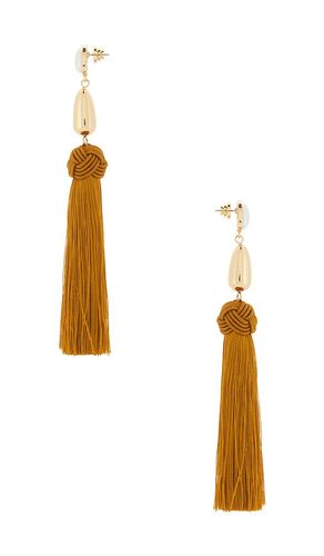 Nocker Tassel Earring in Metallic Gold - 8 Other Reasons - Modalova