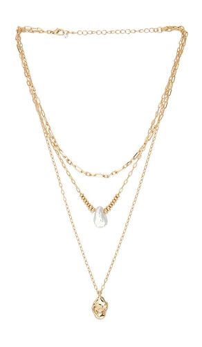 Layered Two Tone Necklace in Metallic - 8 Other Reasons - Modalova