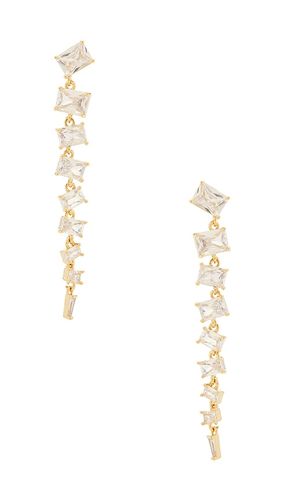 Diamond Line Earring in Metallic - 8 Other Reasons - Modalova