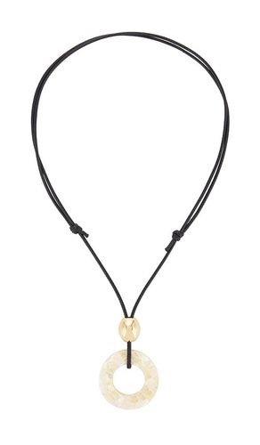 Cord Necklace With Circle Pendant in Cream - 8 Other Reasons - Modalova