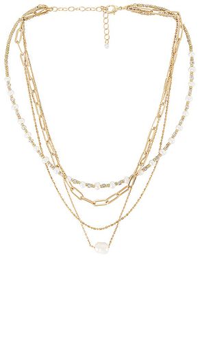 Zoe necklace in color metallic size all in - Metallic . Size all - 8 Other Reasons - Modalova