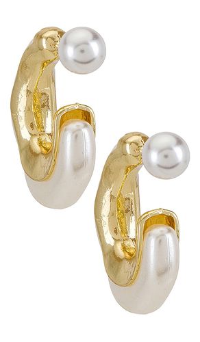 Pendientes otter pearl en color oro metálico talla all en - Metallic Gold. Talla all - 8 Other Reasons - Modalova