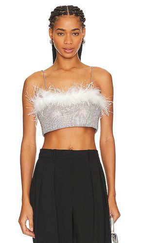 Rhinestone & Feather Top in Metallic - 8 Other Reasons - Modalova