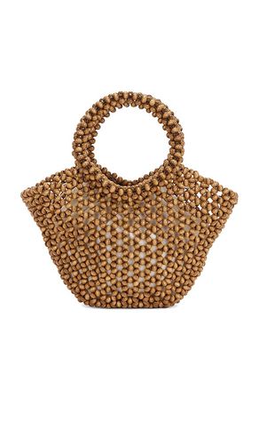 Wood Bead Tote Rounded Top Handle Bag in - 8 Other Reasons - Modalova