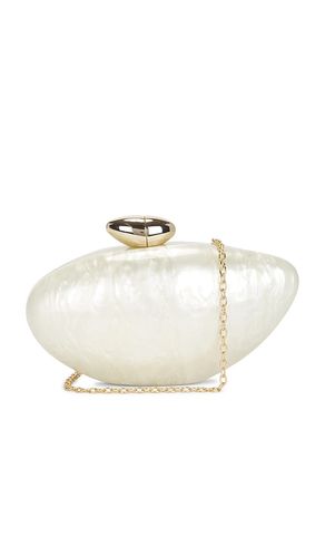 Marbled Acrylic Clutch in Ivory - 8 Other Reasons - Modalova