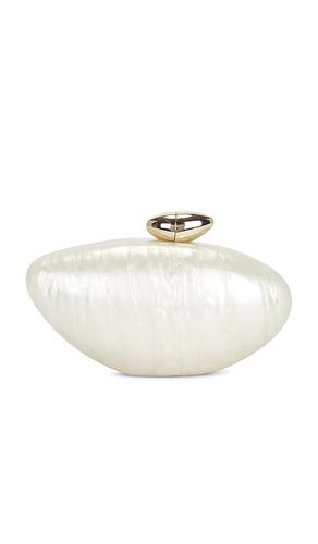 Marbled Acrylic Clutch in Ivory - 8 Other Reasons - Modalova