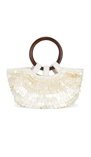 Pearl Top Handle Bag in Ivory - 8 Other Reasons - Modalova