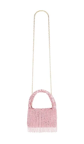 Compact Sequin Bag With Cascading Frin in Pink - 8 Other Reasons - Modalova