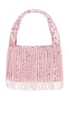 Compact Sequin Bag With Cascading Frin in Pink - 8 Other Reasons - Modalova