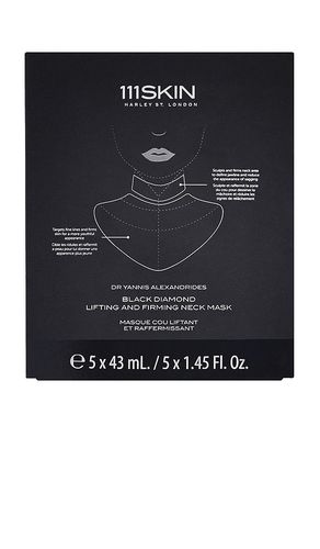 Set de mascarillas en hoja black diamond lifting and firming neck mask en color belleza: na talla all en / - Beauty: NA. Talla all - 111Skin - Modalova