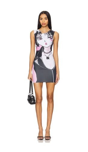 Anime Print Dress in Blush,Black. - size L (also in M, S) - 1XBLUE - Modalova