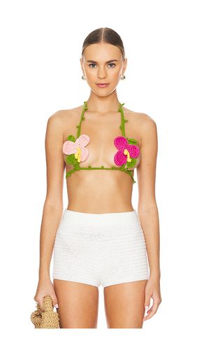 XBLUE Flower Crochet Bra in Pink - 1XBLUE - Modalova