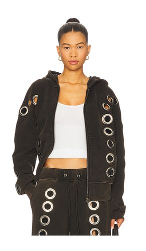 Eyelet Tracksuit Top in Charcoal,. - size L (also in M, S, XS) - 1XBLUE - Modalova