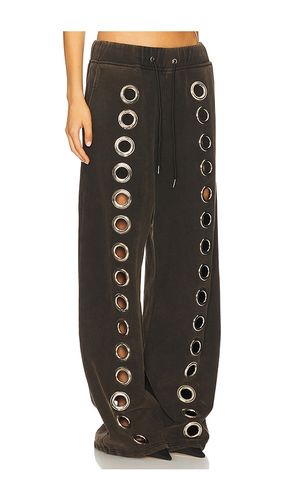 Eyelet Tracksuit Sweatpants in Charcoal,. - size S (also in XS, M, L, XL) - 1XBLUE - Modalova