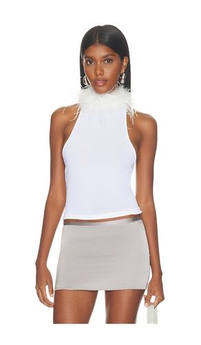 Feather Choker Tank in . - size L (also in M, S, XS) - 1XBLUE - Modalova